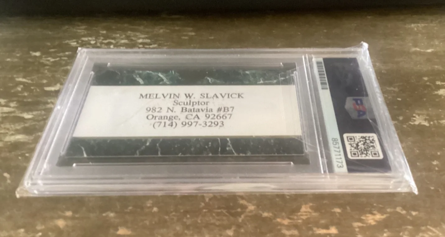 Nicolas Cage — Nicolas Cage Signed business card Movie Actor Autograph PSA/DNA, изображение 2