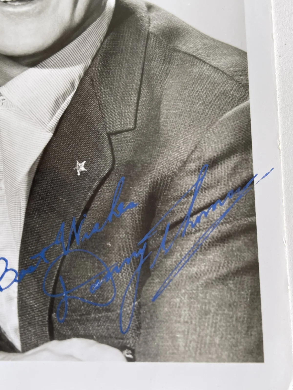 DANNY THOMAS — DANNY THOMAS SIGNED PHOTO, image 2
