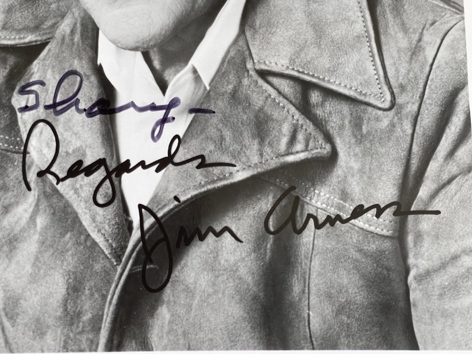 JAMES ARNESS — JAMES ARNESS GUNSMOKE SIGNED PHOTO, image 3
