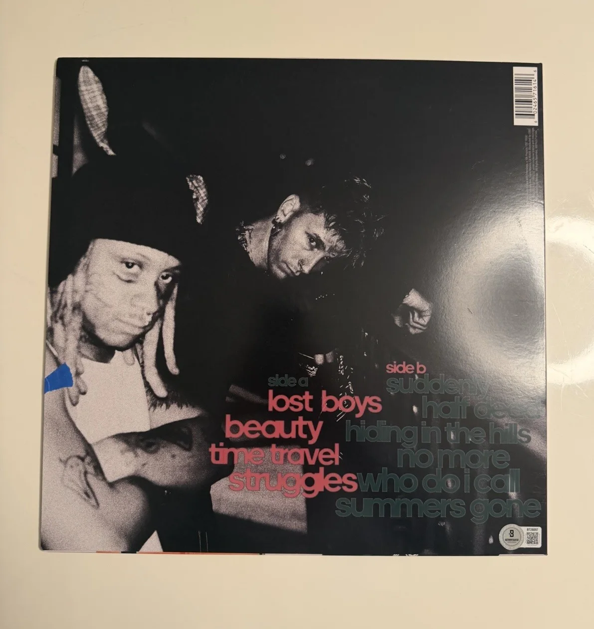 Trippie Redd Autographed genre : sadboy Vinyl Record MGK Beckett, image 2