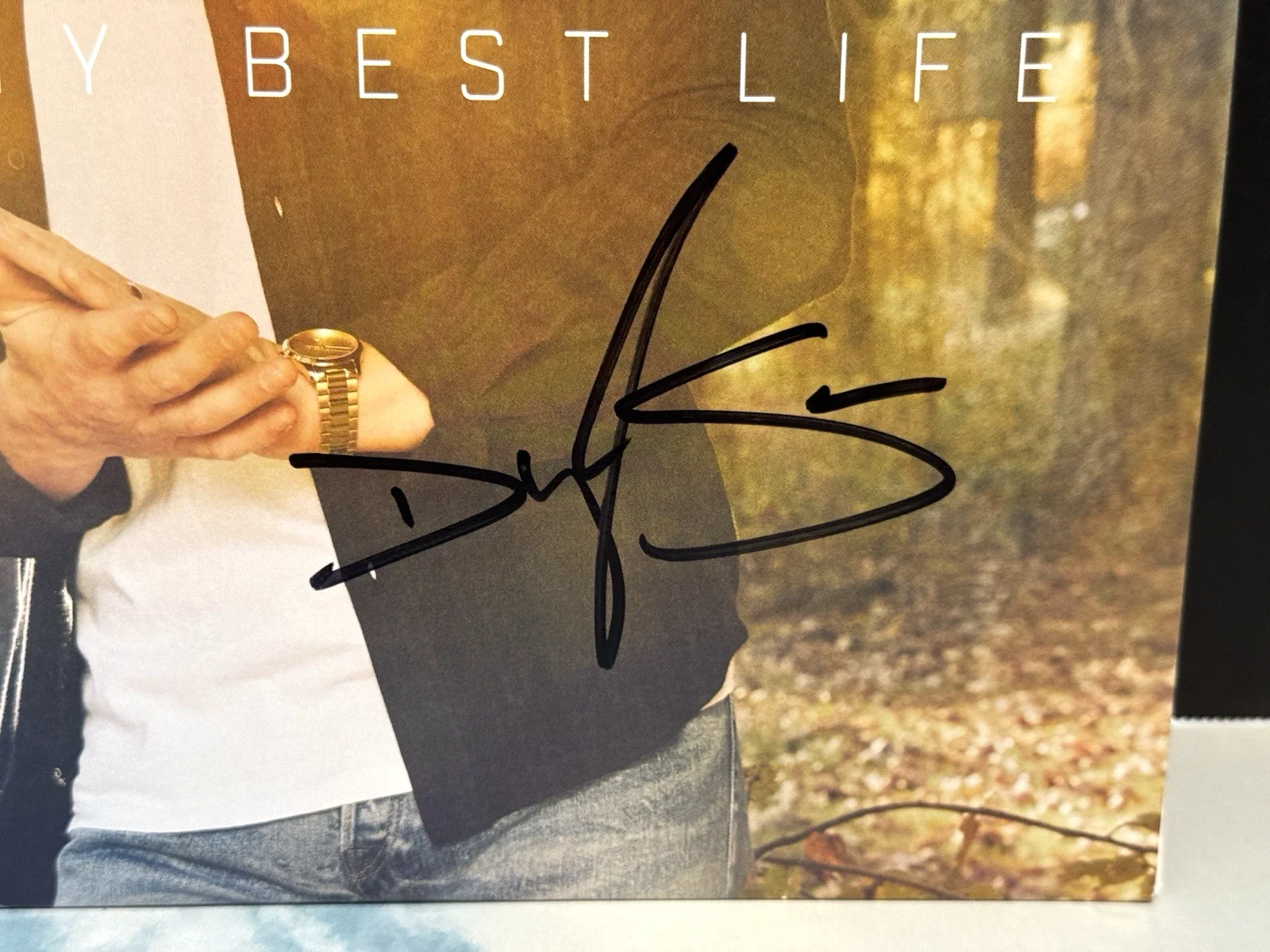 DYLAN SCOTT Signed Livin' My Best Life 2LP VINYL RECORD Autographed New Truck, изображение 2