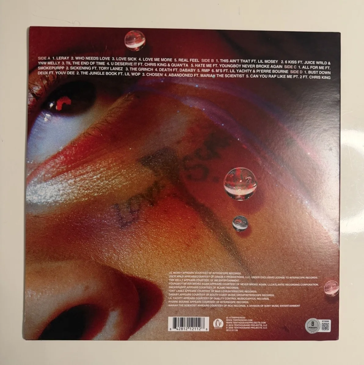 Trippie Redd Autographed A Love Letter To You 4 Album Vinyl Beckett, изображение 2
