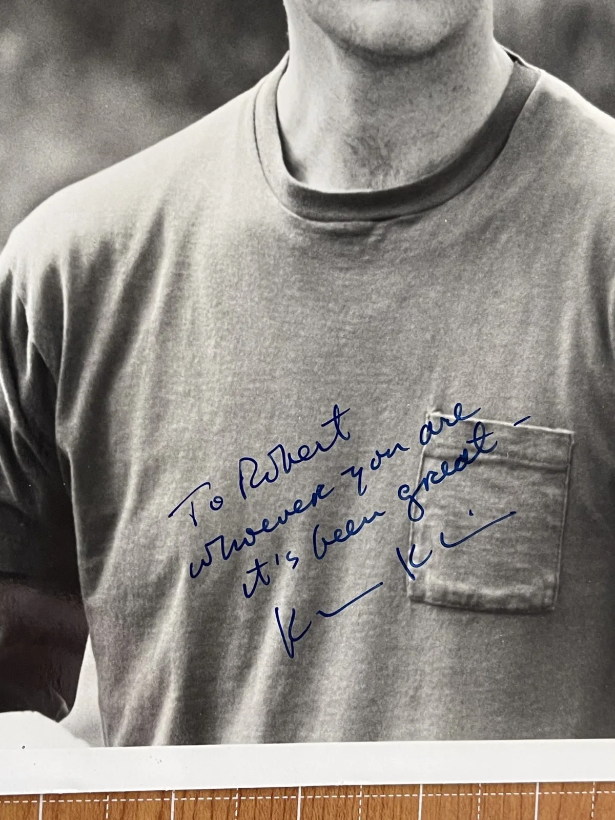 KEVIN KLINE — KEVIN KLINE VINTAGE SIGNED PHOTO, image 2
