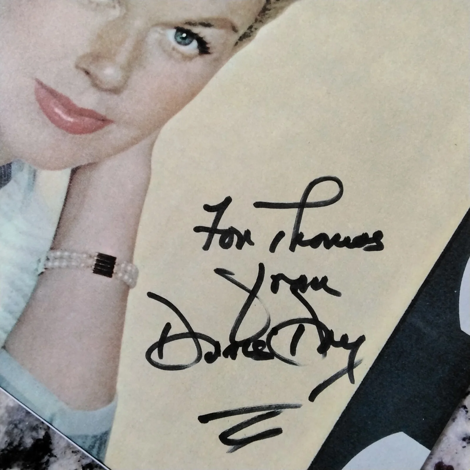 Doris Day SIGNED Mag Photo Movie TV Actress Singer Pillow Talk Hitchcock Hudson, изображение 4