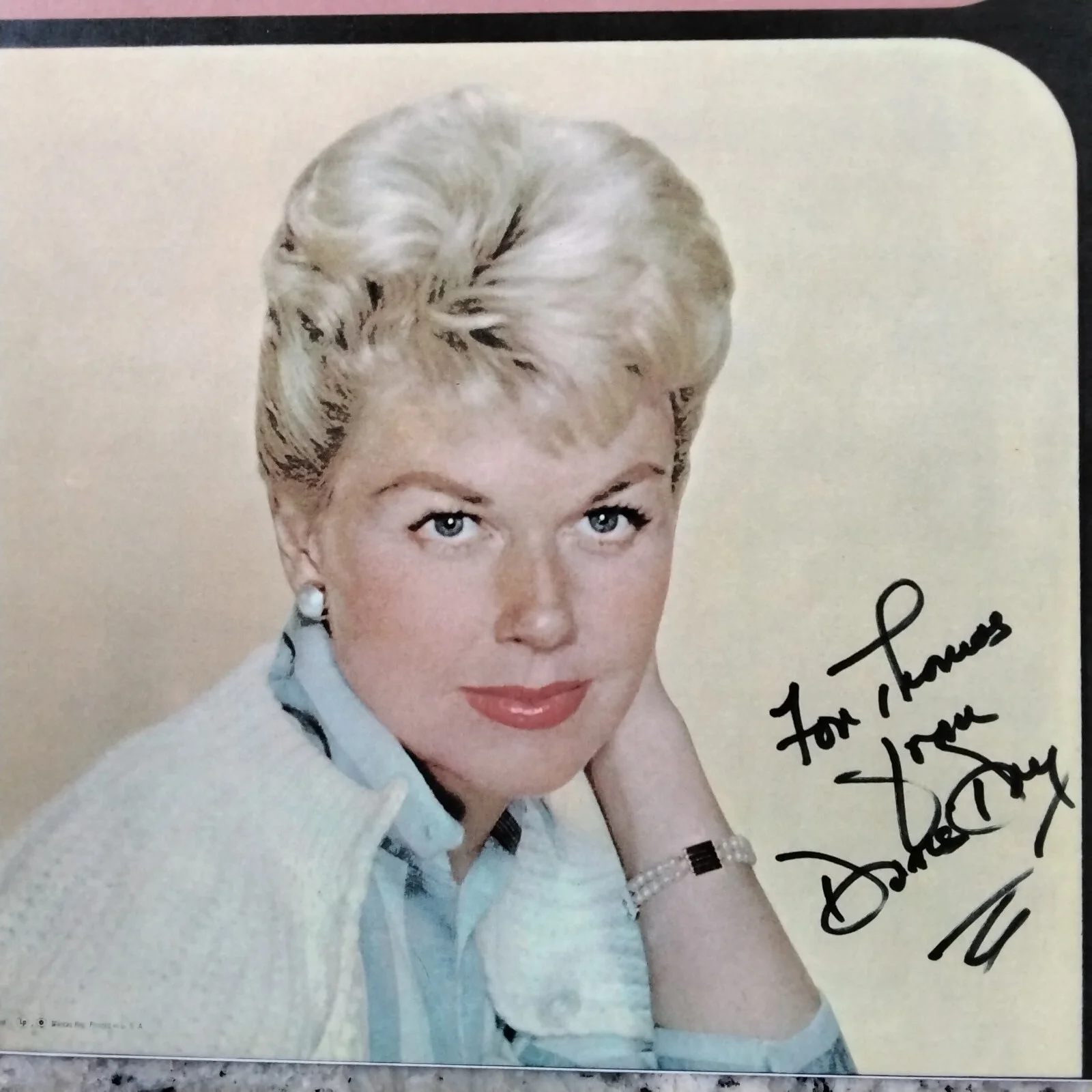 Doris Day SIGNED Mag Photo Movie TV Actress Singer Pillow Talk Hitchcock Hudson, изображение 5