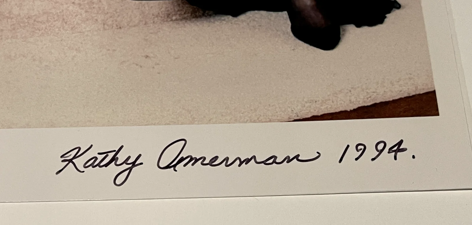 KATHY AMERMAN — KIM KARDASHIAN FAMILY CHRISTMAS CARD PHOTO 1994 ORIGINAL, изображение 3
