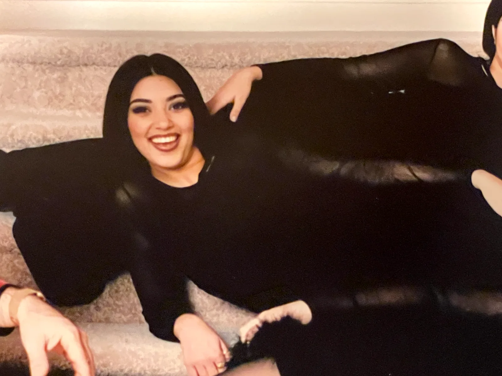 KATHY AMERMAN — KIM KARDASHIAN FAMILY CHRISTMAS CARD PHOTO 1994 ORIGINAL, изображение 4
