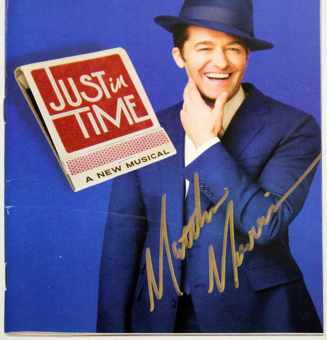 Matthew Morrison Signed JUST IN TIME Playbill RARE! BWB, image 3