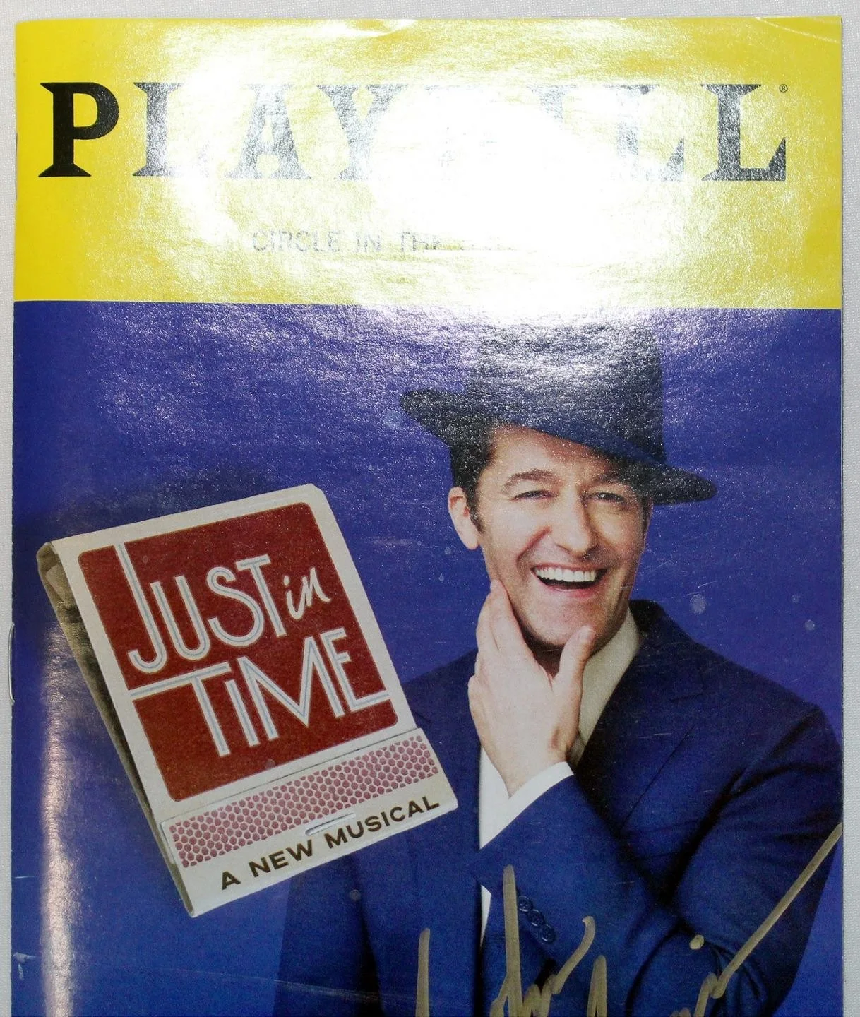 Matthew Morrison Signed JUST IN TIME Playbill RARE! BWB, image 4