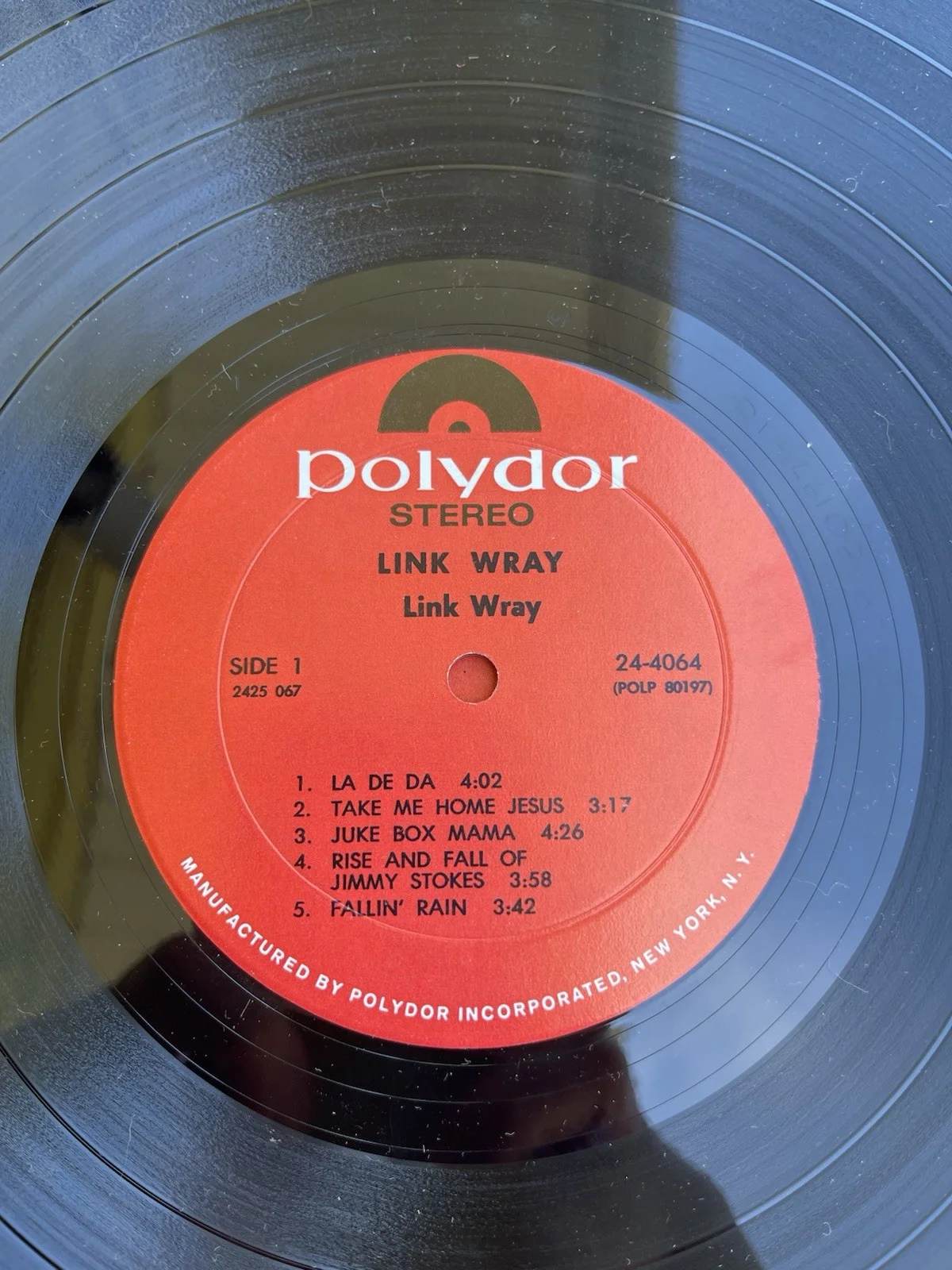 Link Wray 33 RPM Vinyl Original 1971 Cut Out Vintage LP Record Guitar, изображение 5