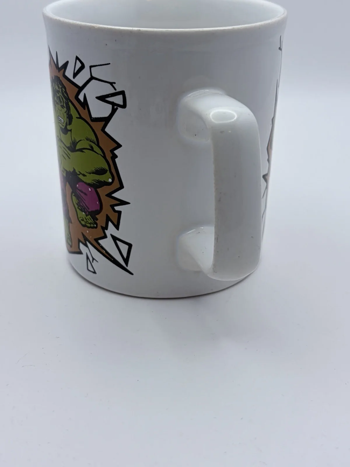 Vintage The Incredible Hulk Coffee Mug 1977 Kiln Craft Marvel Comics Group, изображение 5