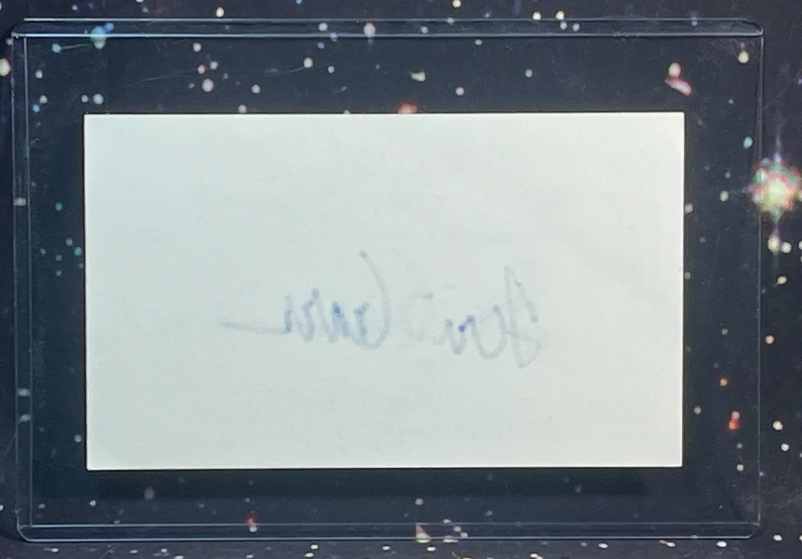 TERI GARR — TERI GARR "YOUNG FRANKENSTEIN" SIGNED 3X5 CARD, image 3