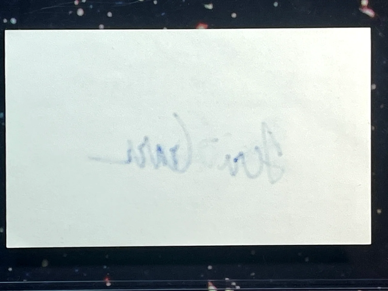 TERI GARR — TERI GARR "YOUNG FRANKENSTEIN" SIGNED 3X5 CARD, image 4