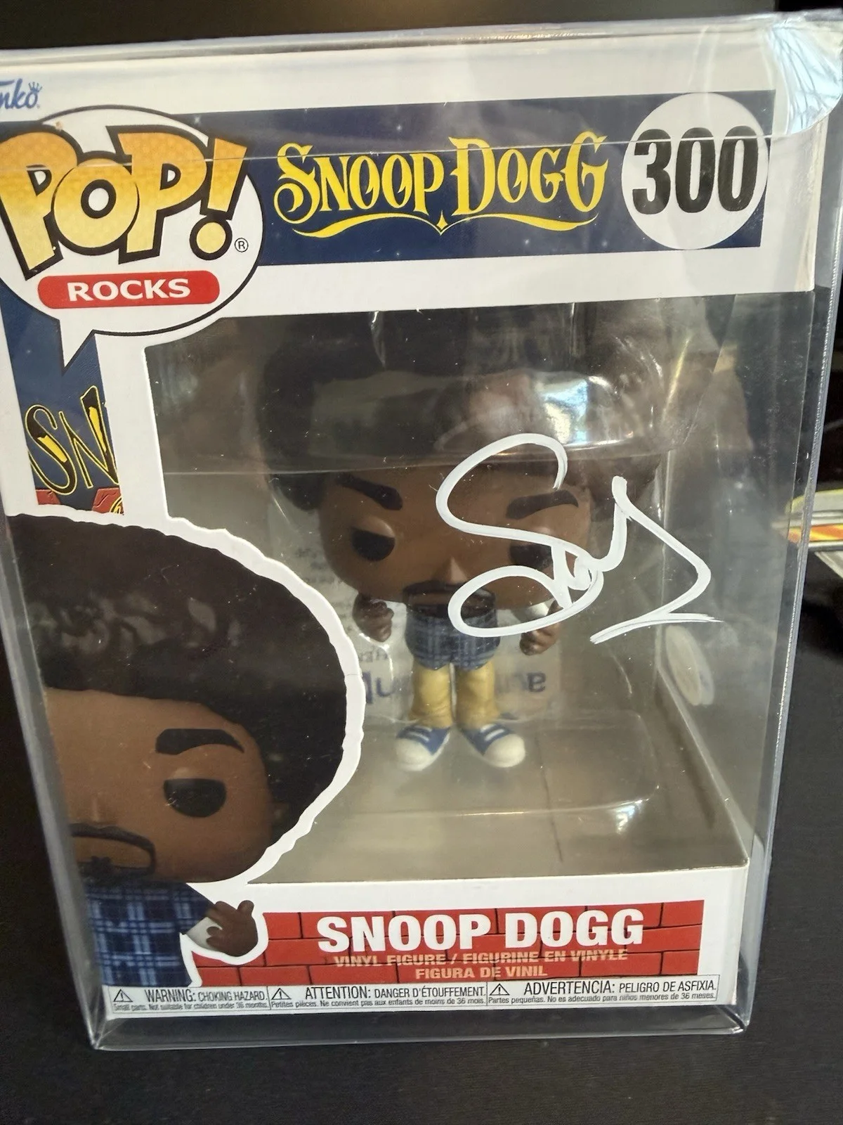 SNOOP DOGG DEATH ROW SIGNED FUNKO POP RAP DOGGYSTYLE JSA #300, image 2