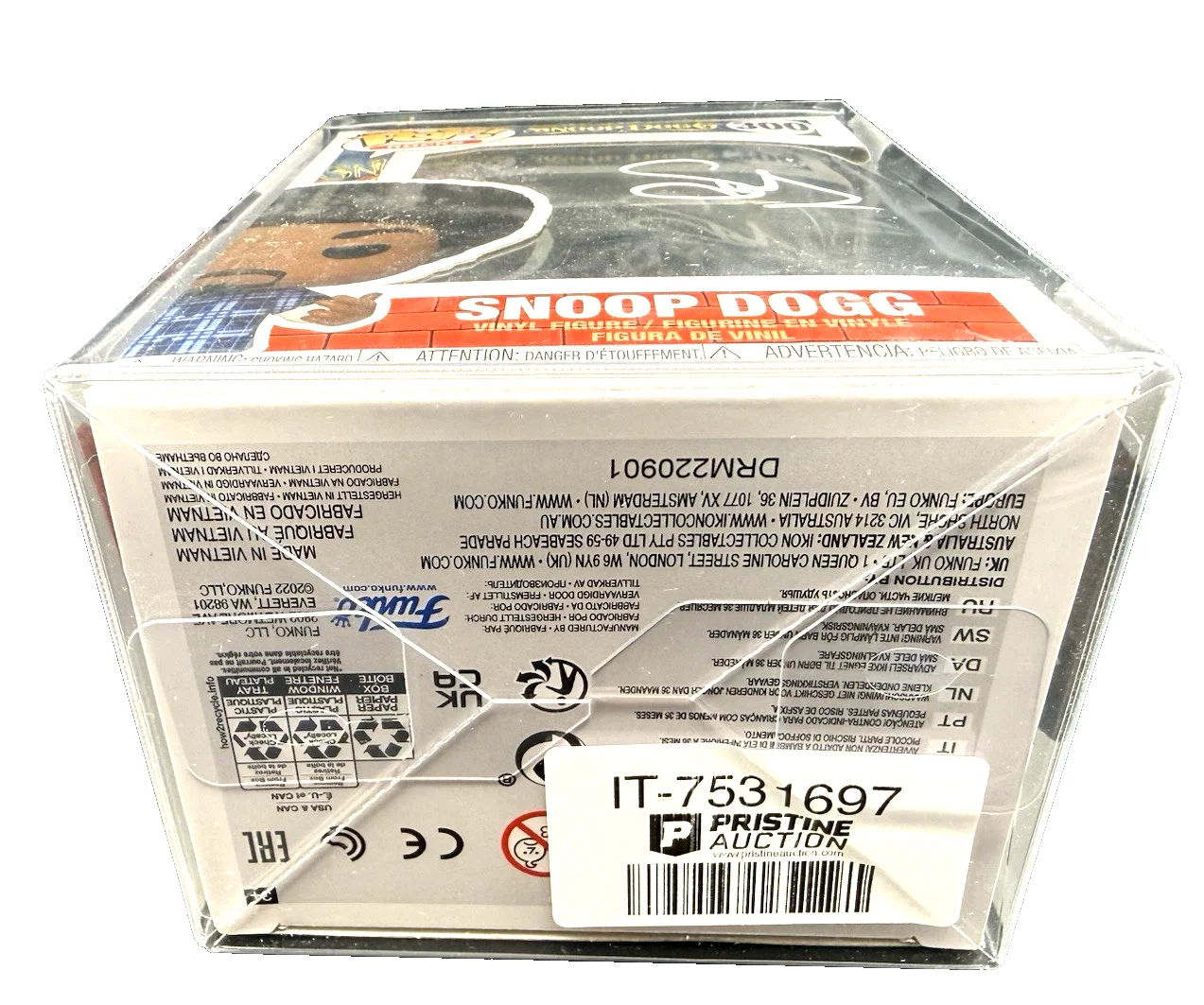 SNOOP DOGG DEATH ROW SIGNED FUNKO POP RAP DOGGYSTYLE JSA #300, image 4