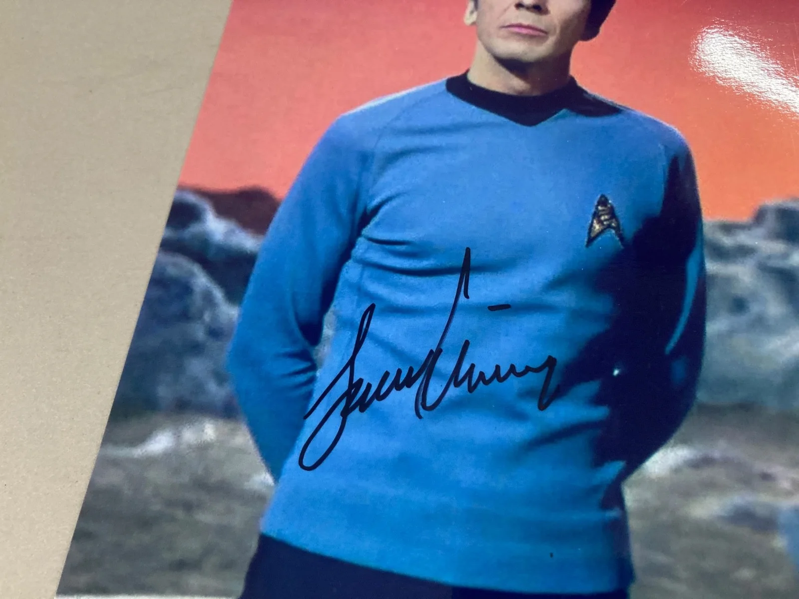 star trek === William Shatner Leonard Nimoy autographed 8x10 Photo signed photo, изображение 4