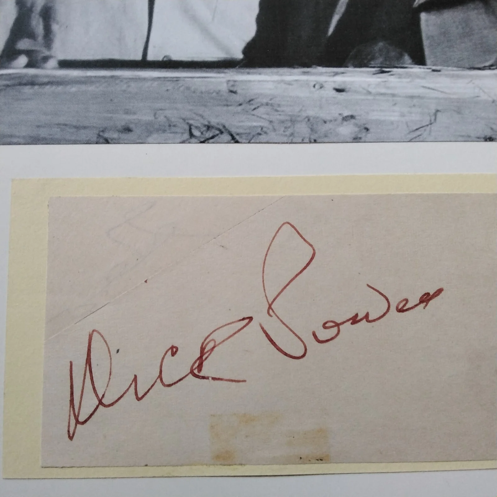Dick Powell SIGNED Paper Photo Film TV Actor Murder My Sweet 42nd Street Pitfall, изображение 3