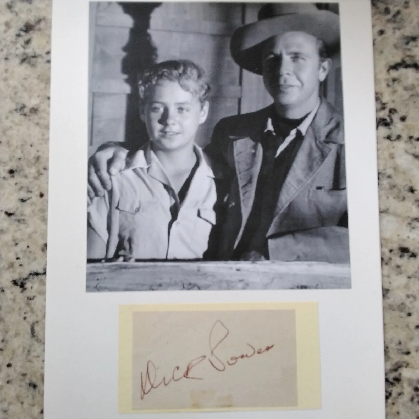 Dick Powell SIGNED Paper Photo Film TV Actor Murder My Sweet 42nd Street Pitfall, изображение 5