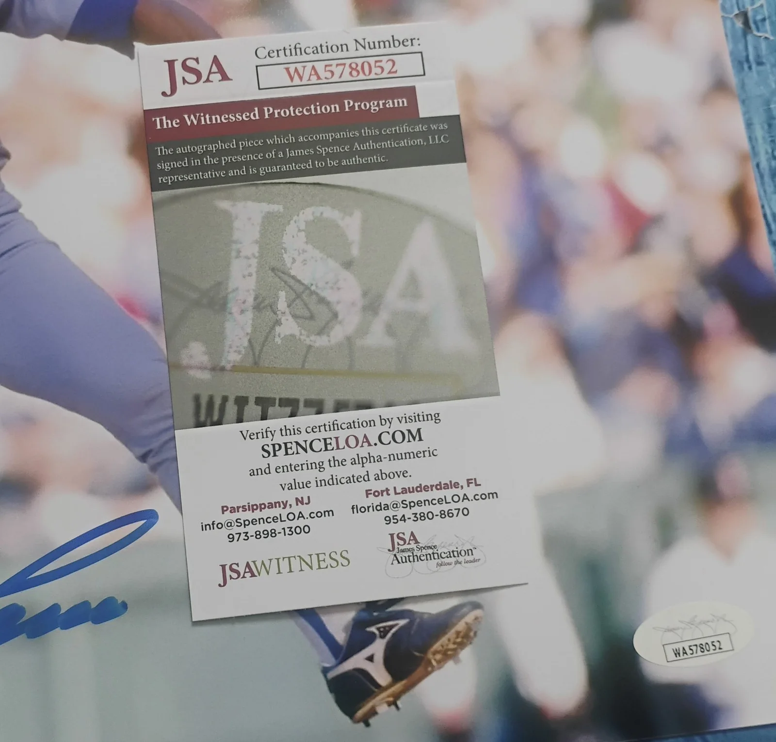 Jose Canseco Hand Signed Autograph 11x14 Photo JSA COA Texas NO US TARIFFS, изображение 4