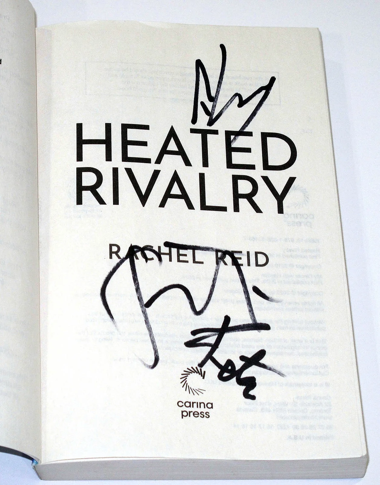 Jacob Tierney, Robbie GK, Peter Peter — Jacob Tierney, Robbie GK, Peter Peter signed "HEATED RIVALRY" Book Ex Proof COA, image 3