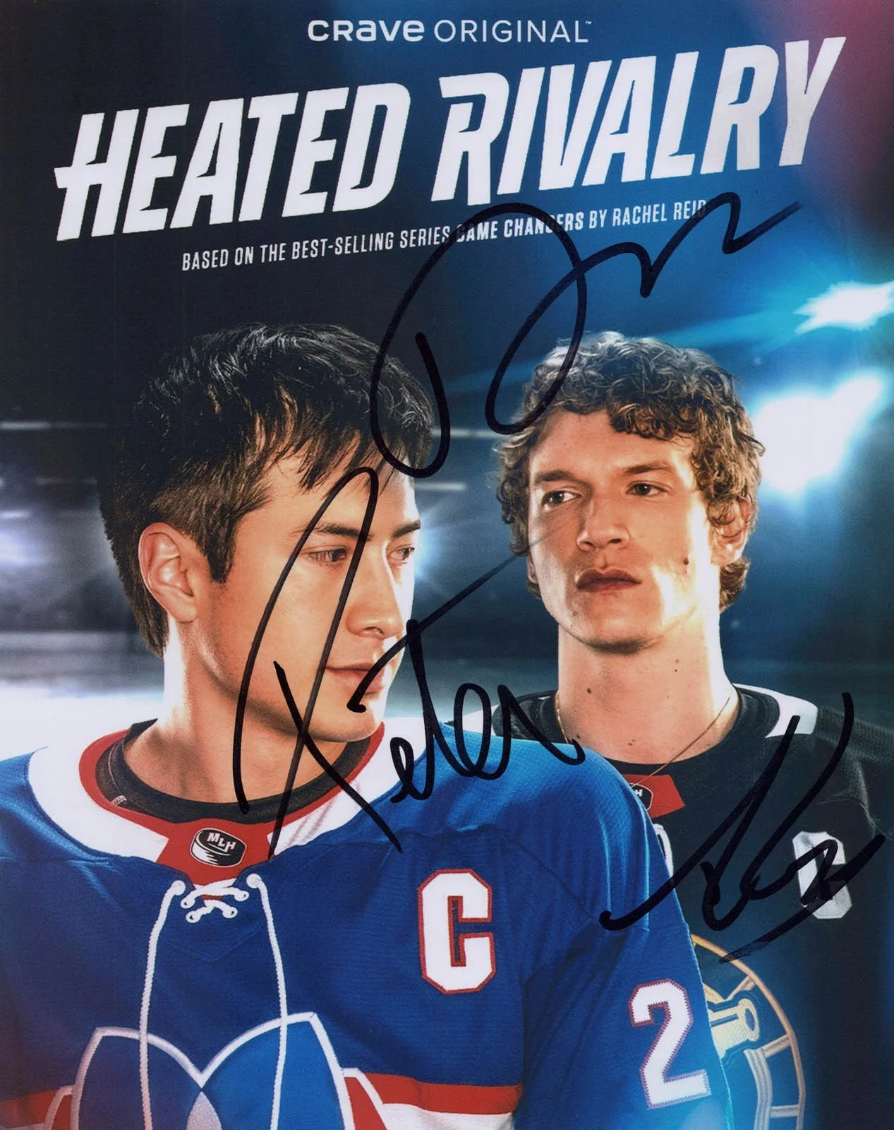 Robbie GK, Ksenia Daniela Kharlamova, Peter Peter — Robbie GK, Ksenia Kharlamova, +1 signed "HEATED RIVALRY" 8x10 Photo PROOF b COA, image 3