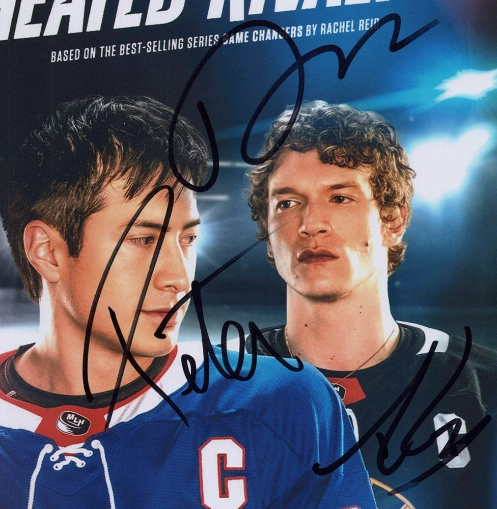 Robbie GK, Ksenia Daniela Kharlamova, Peter Peter — Robbie GK, Ksenia Kharlamova, +1 signed "HEATED RIVALRY" 8x10 Photo PROOF b COA, image 4
