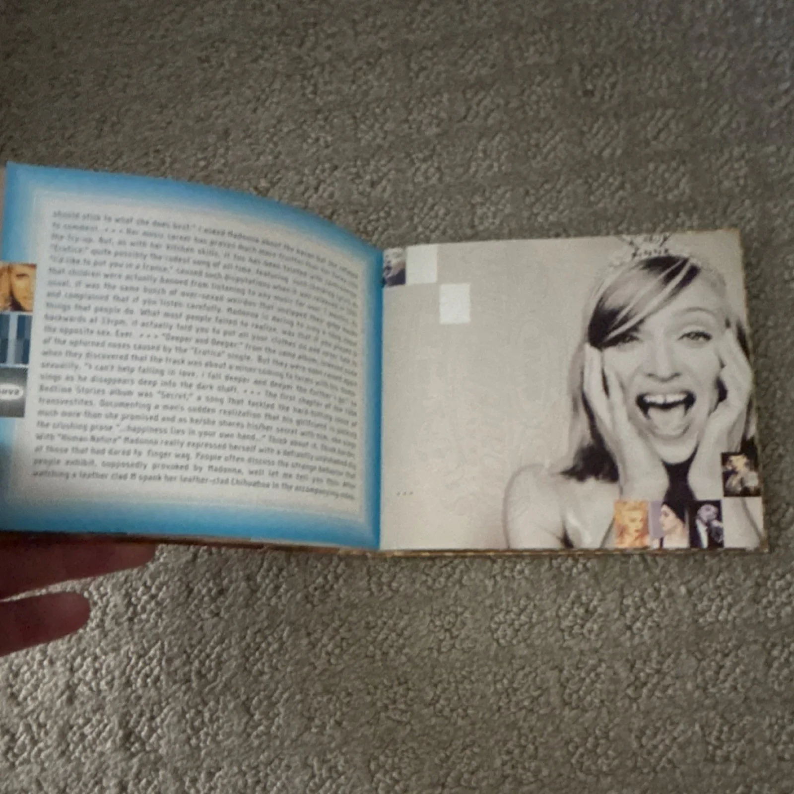 Madonna GHV2 Music CD & Booklet Insert Booklet with Liner Notes, image 4