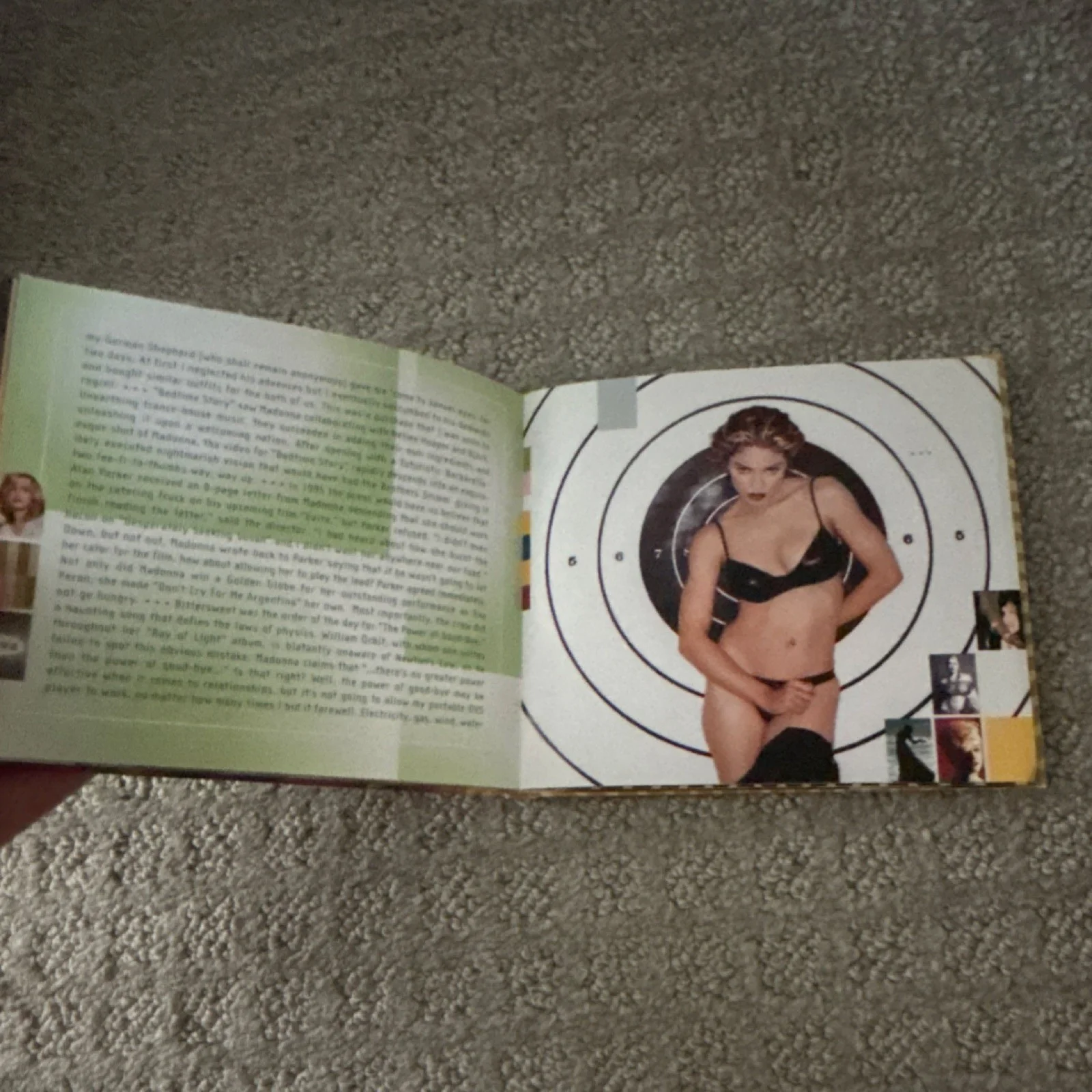Madonna GHV2 Music CD & Booklet Insert Booklet with Liner Notes, image 5