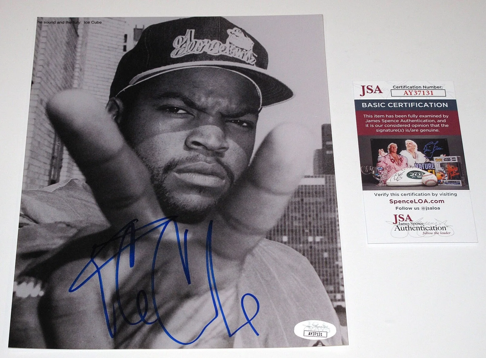 ICE CUBE — Ice Cube signed Autograph 8x10 Photo PROOF a NWA Straight Outta Compton JSA COA, image 4