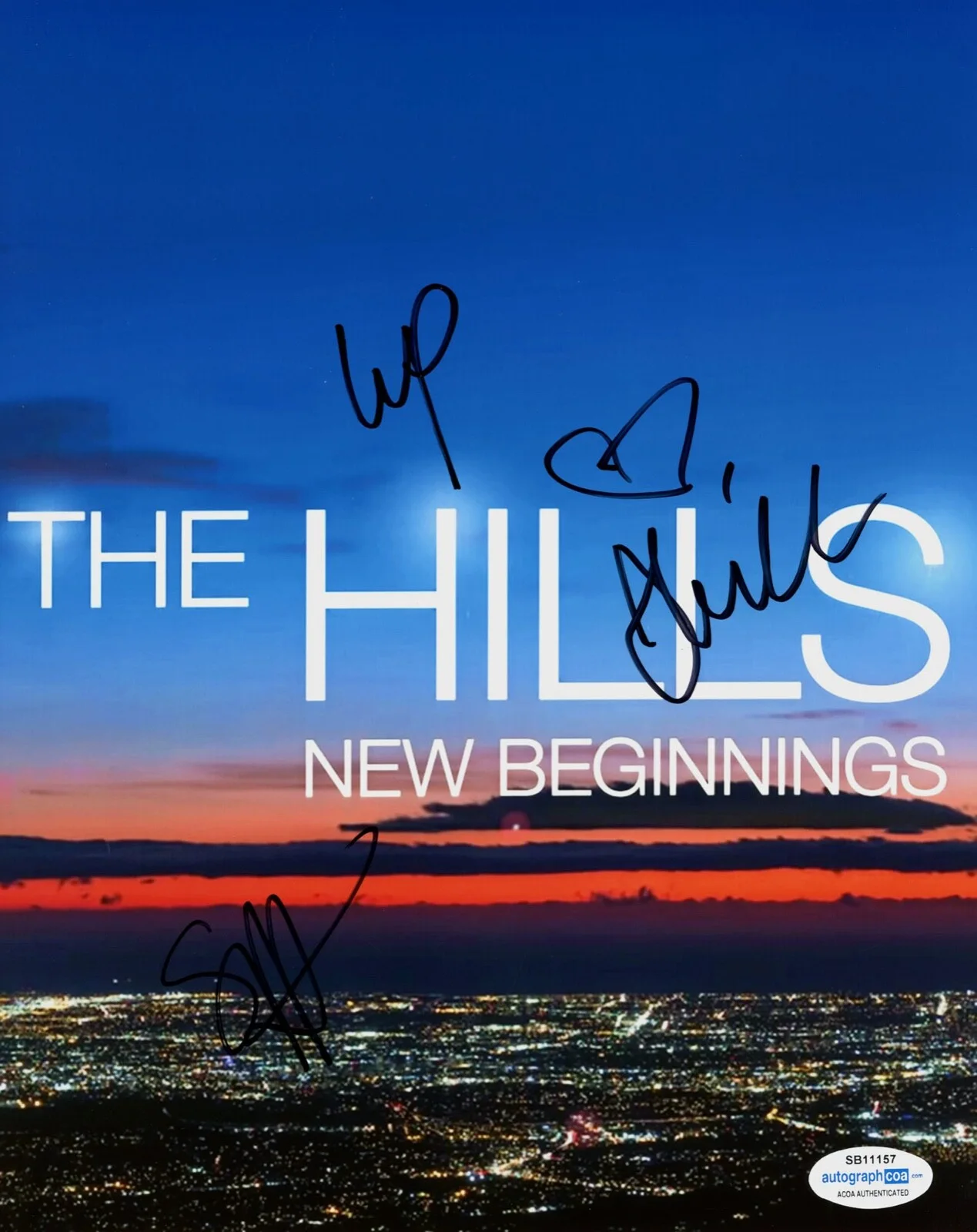 WHITNEY PORT, Heidi Montag, SPENCER PRATT — Whitney Port, Heidi Montag, Spencer Pratt signed "THE HILLS" 8x10 Photo ACOA COA, изображение 4
