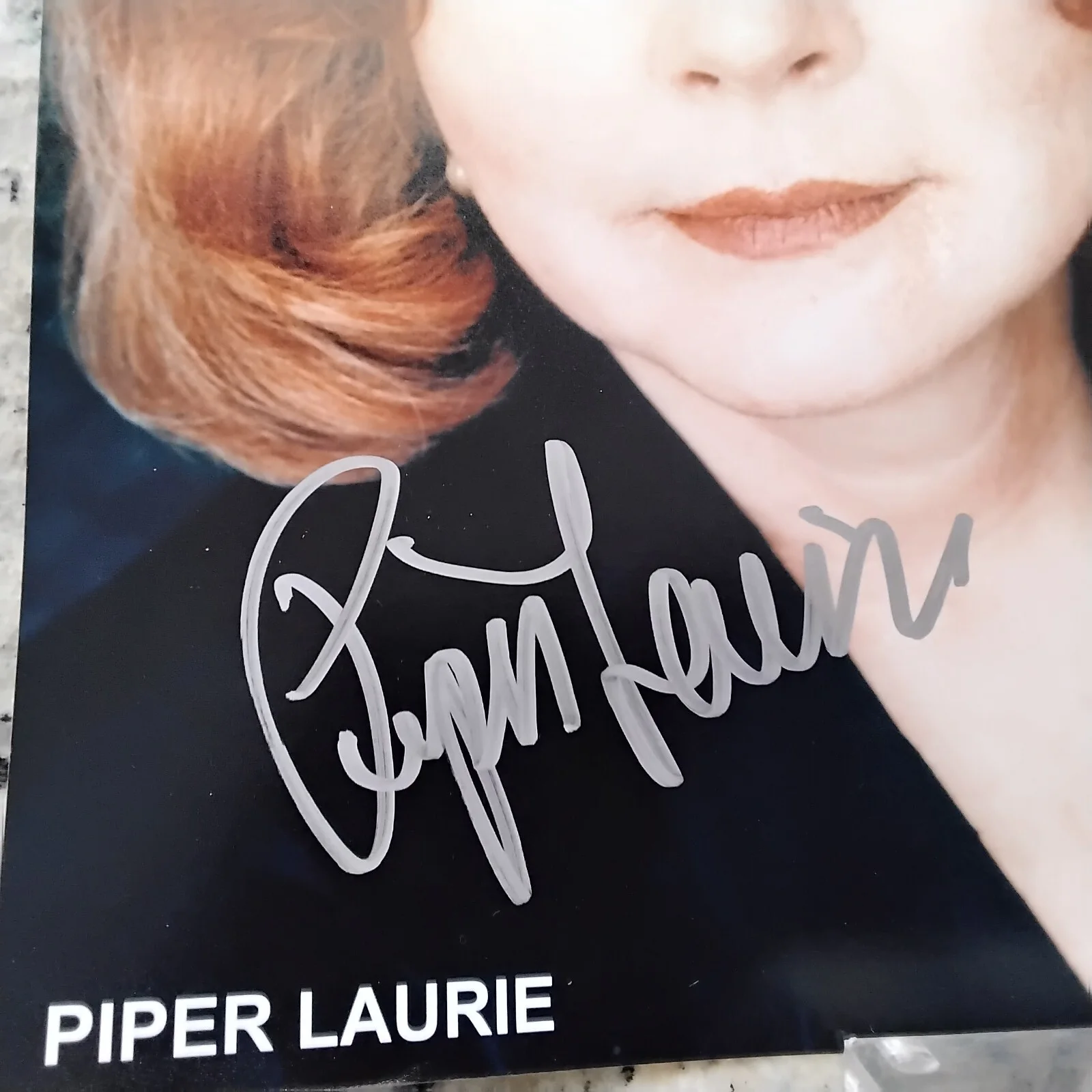 Piper Laurie Signed 8x10 Photo Movie TV Actress Carrie Twin Peaks The Hustler, изображение 4