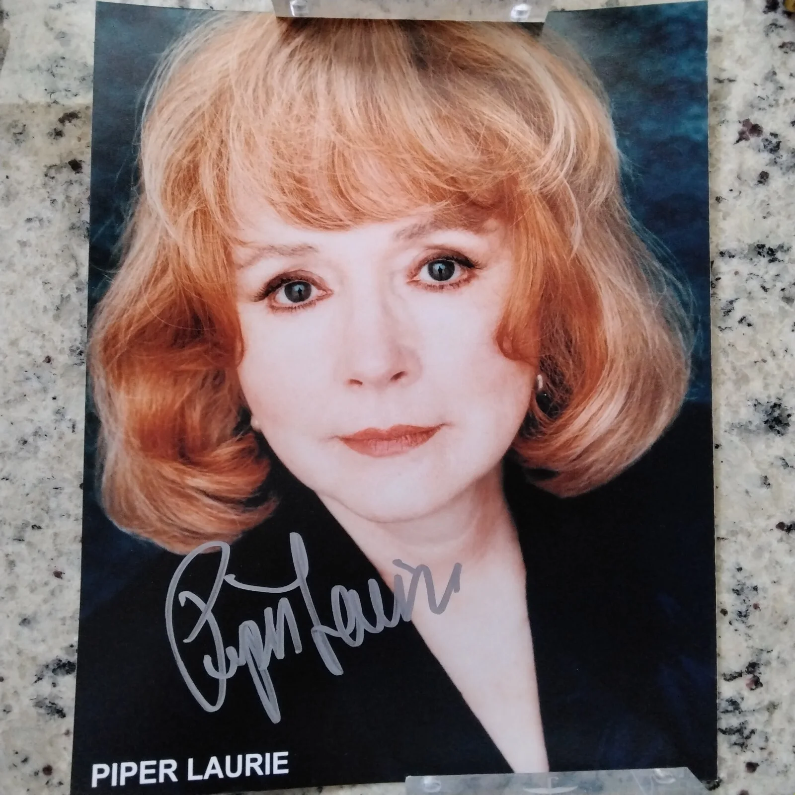 Piper Laurie Signed 8x10 Photo Movie TV Actress Carrie Twin Peaks The Hustler, изображение 5