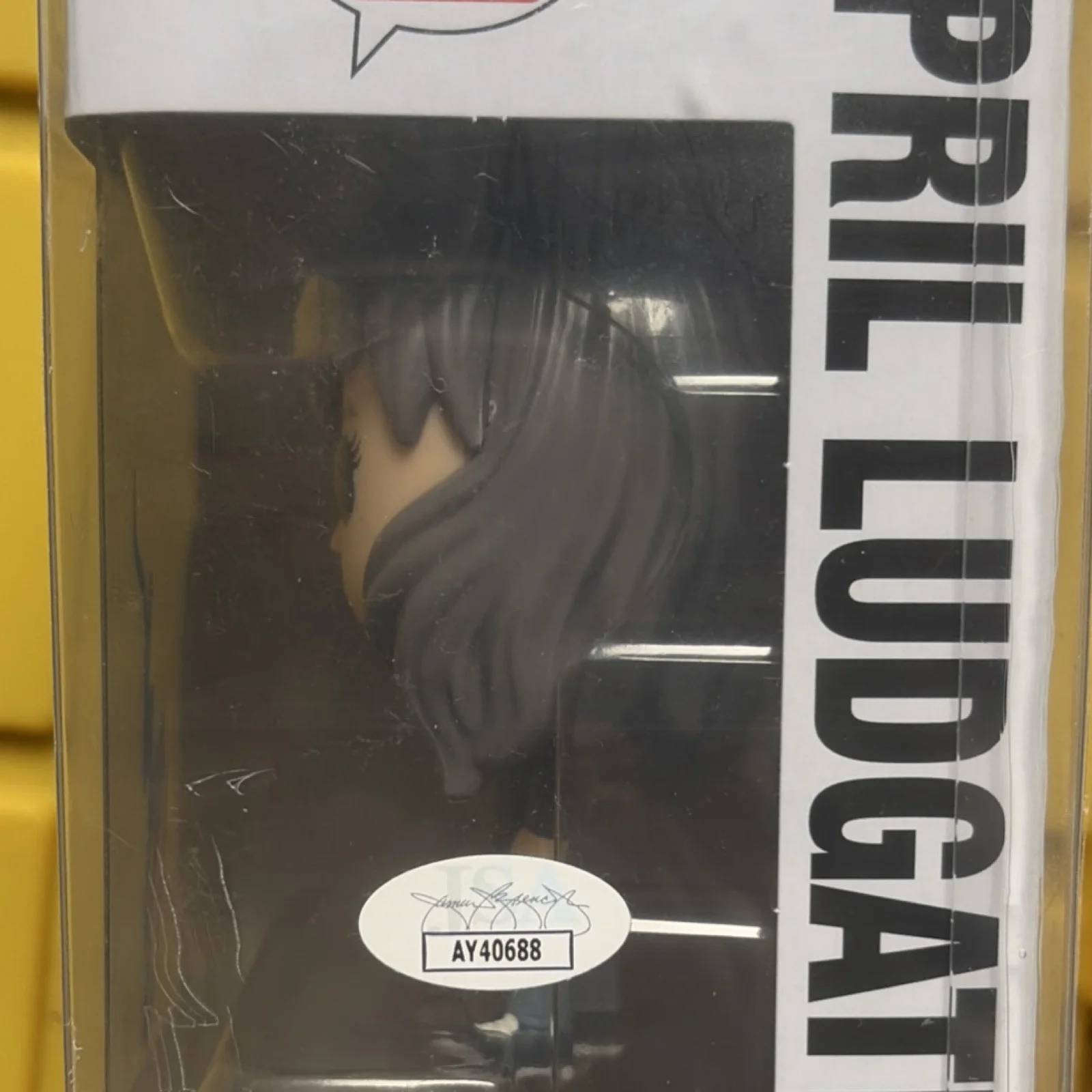 Aubrey Plaza Signed April Ludgate Parks & Rec Funko Pop! #502 With JSA, image 4