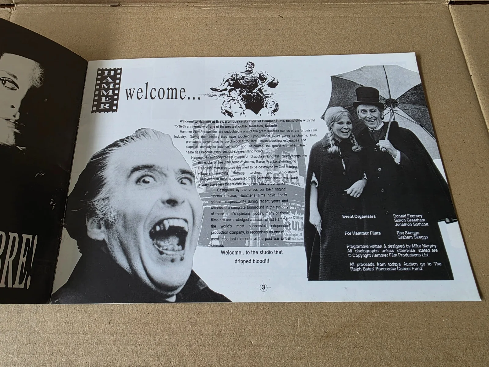Hammer At Bray Studios Brochure 40th Anniversary of Dracula Hammer Horror, image 3