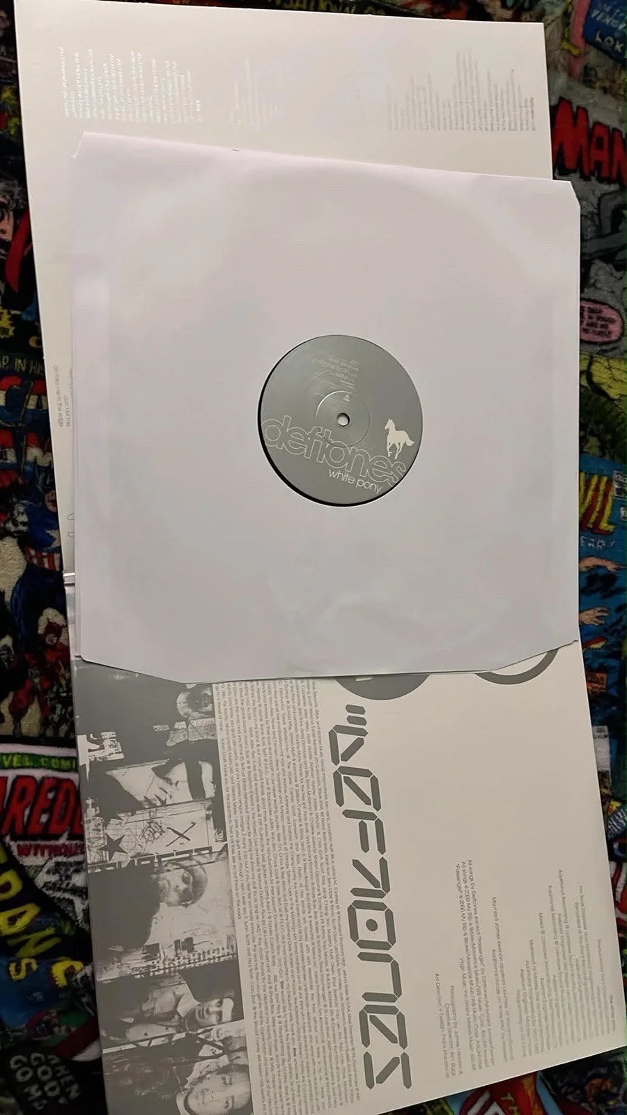 Deftones Signed White Pony LP Vinyl Chino Moreno JSA Authenticated, image 5