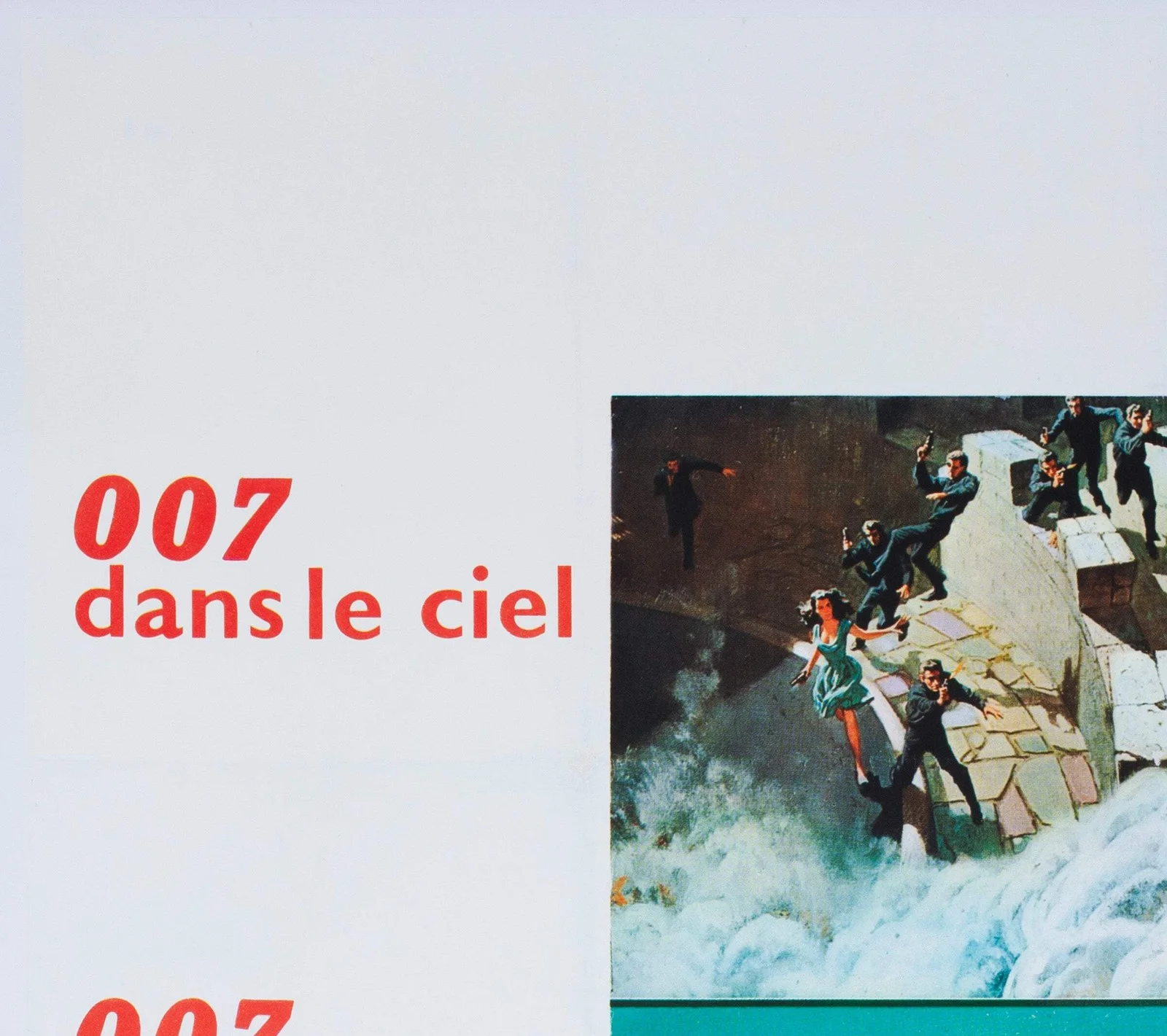 Thunderball 1965 French Grande Film Poster, Robert McGinnis and Frank McCarthy, изображение 3