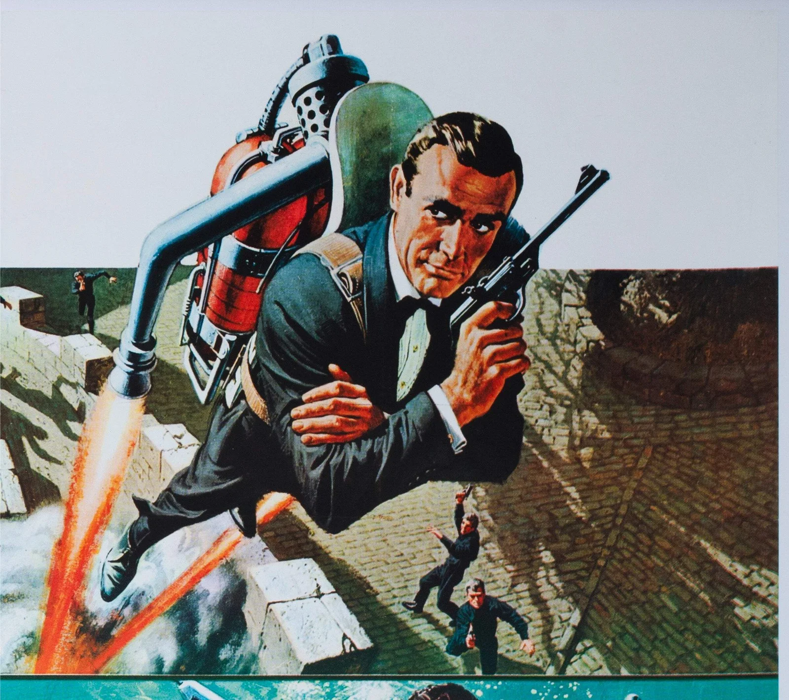 Thunderball 1965 French Grande Film Poster, Robert McGinnis and Frank McCarthy, изображение 4