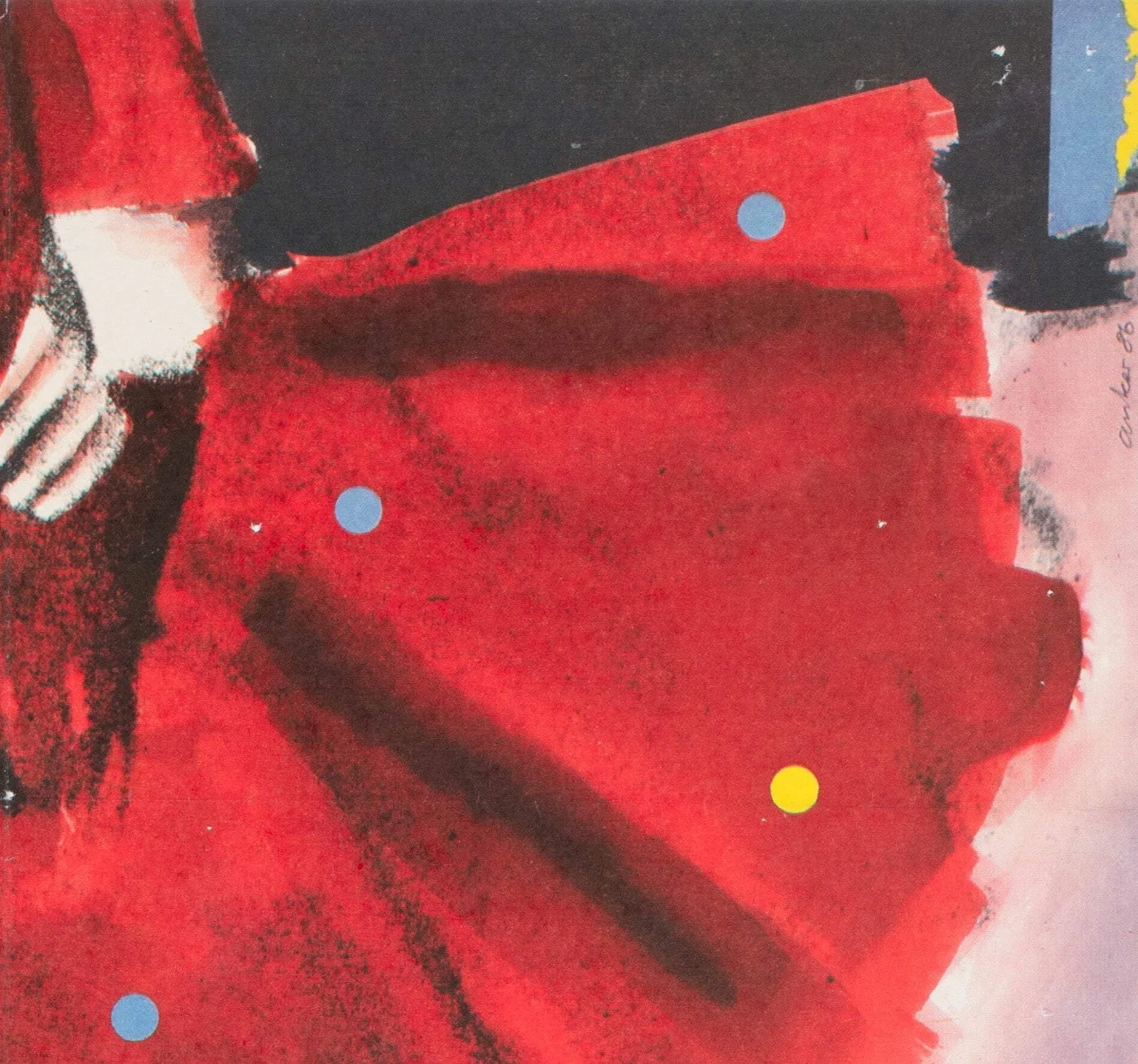 The Woman in Red 1986 East German A1 Film Poster, Werner Gottsmann, изображение 4