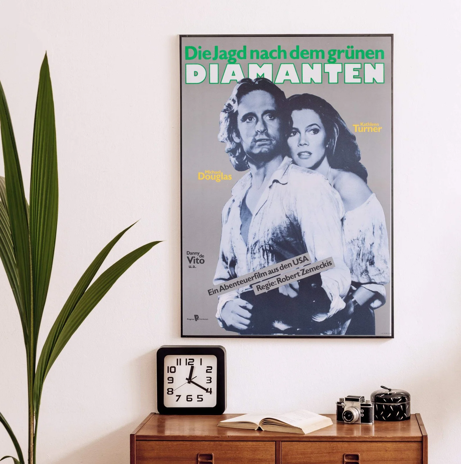 Romancing The Stone 1986 East German Film Poster, image 2