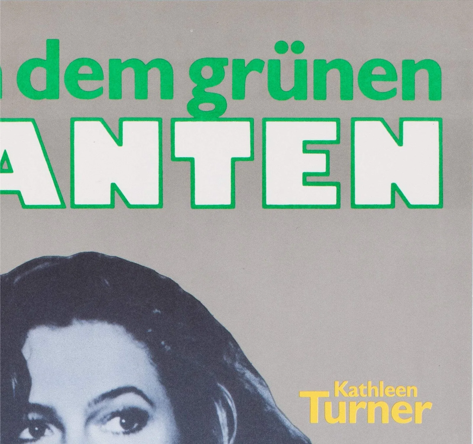 Romancing The Stone 1986 East German Film Poster, image 4