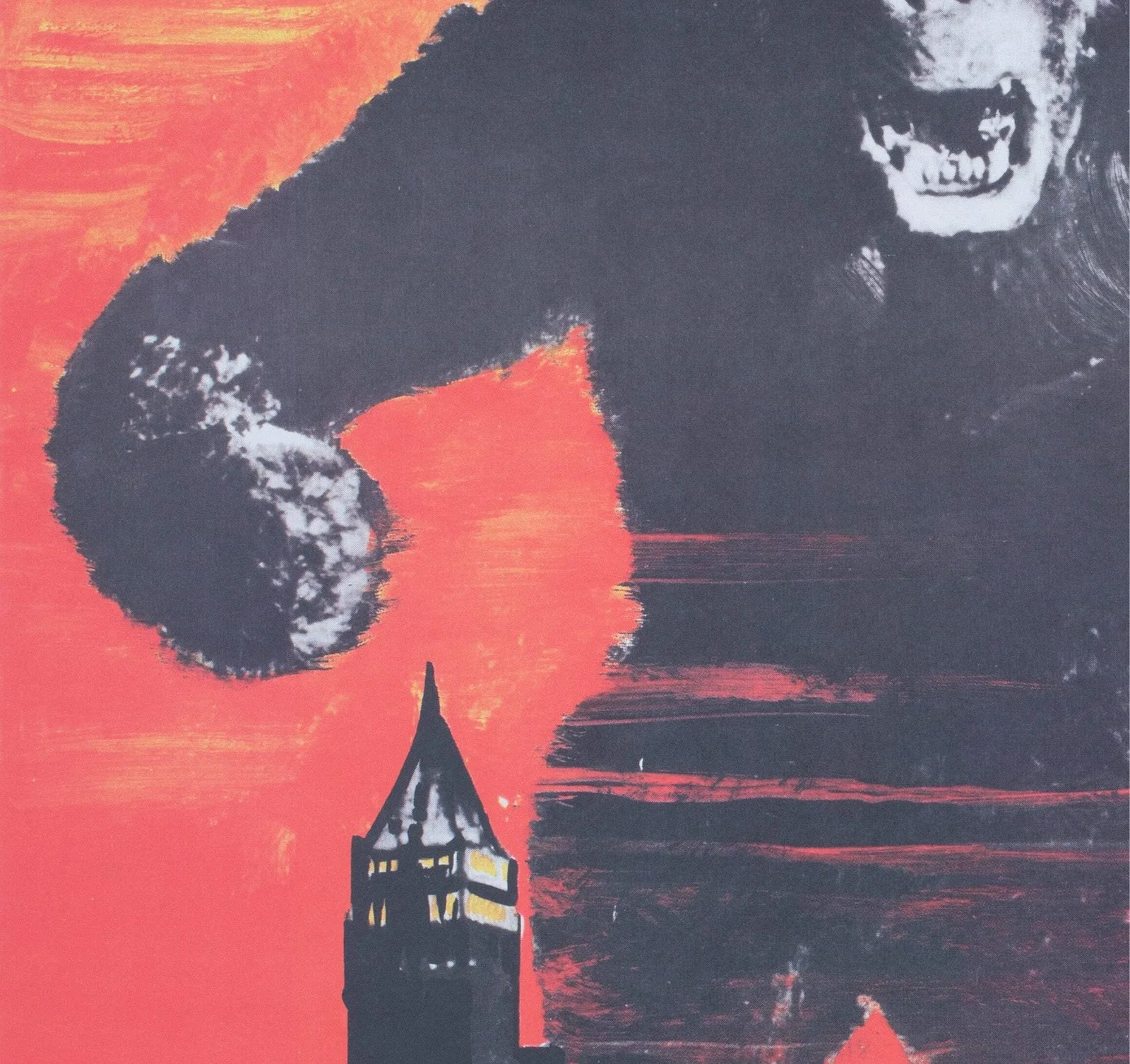 King Kong R1966 Swedish Film Poster, изображение 5