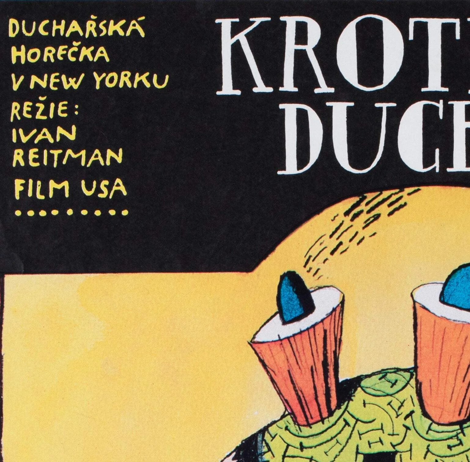 Ghostbusters 1988 Czech A3 Film Poster, Petr Pos, image 3