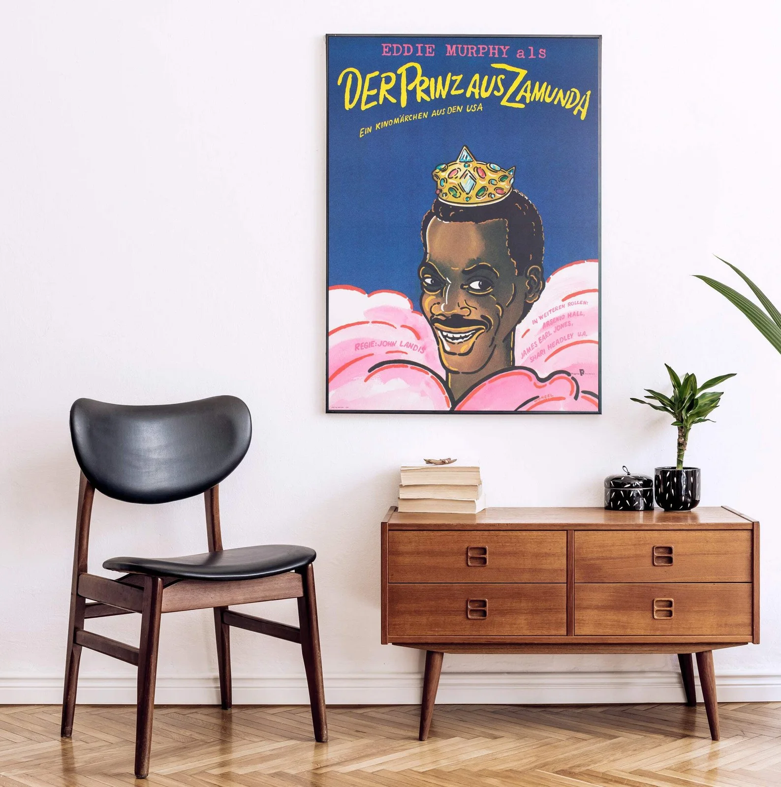 Coming to America 1990 East German A1 Film Poster, Gunter Wongel, изображение 2