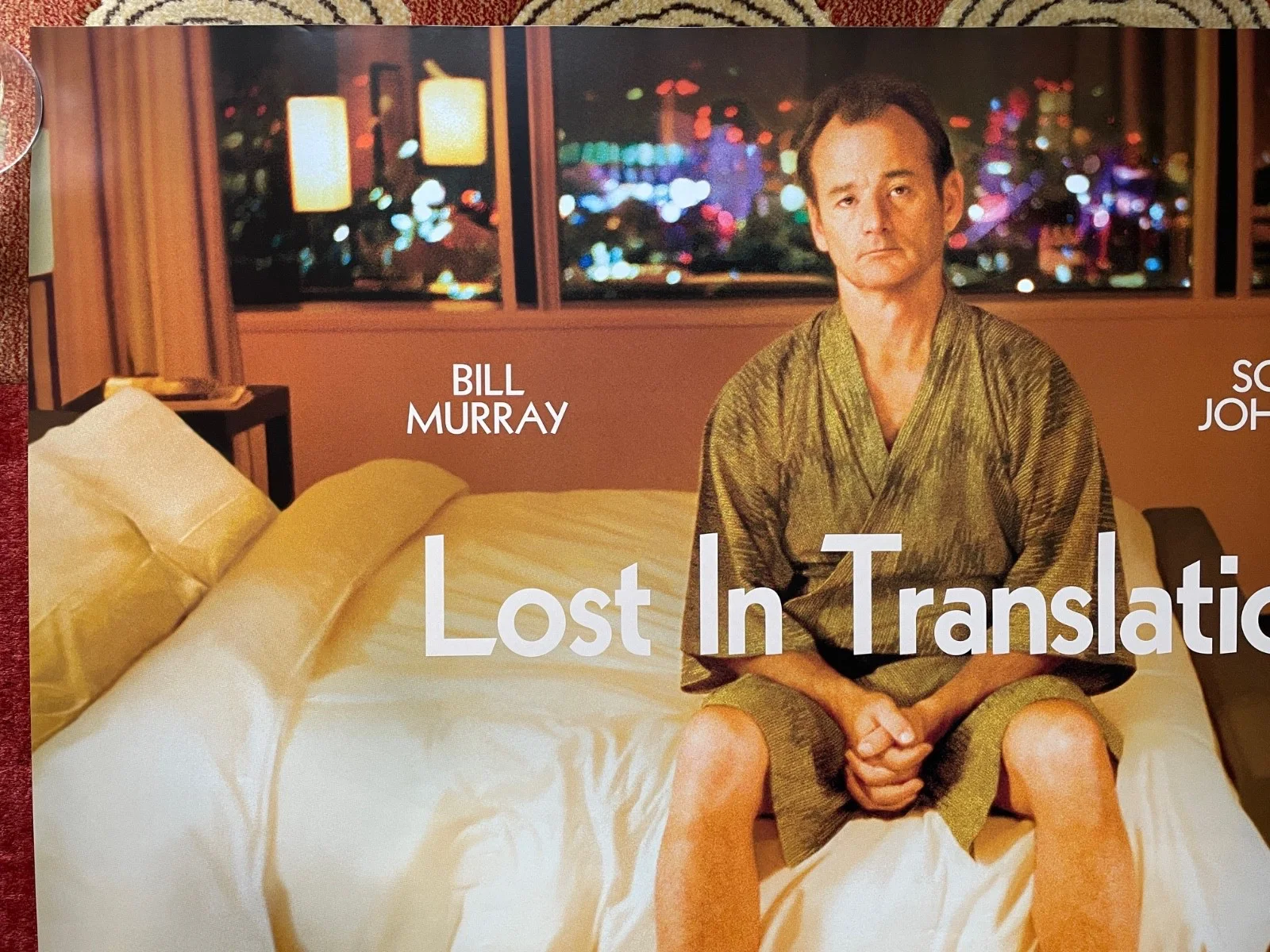 LOST IN TRANSLATION (2003) Original Quad Movie Poster Scarlett Johansson RARE, изображение 2