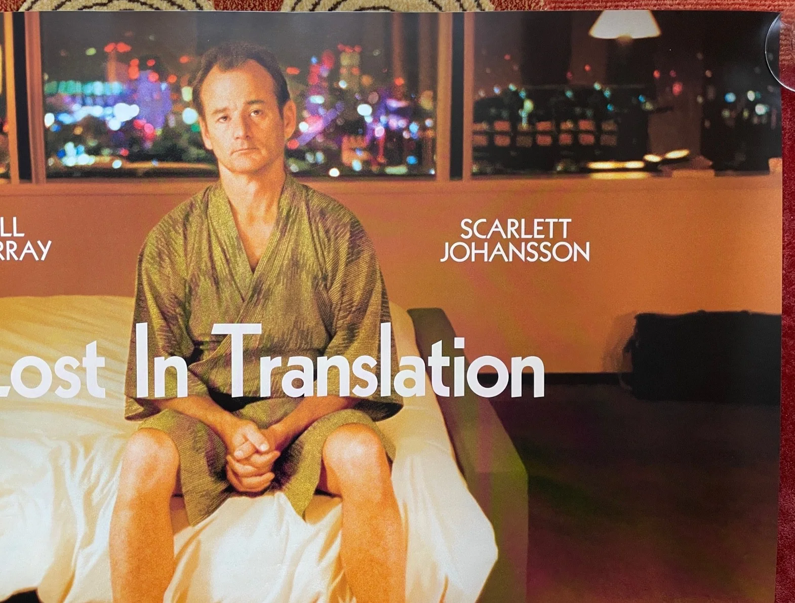 LOST IN TRANSLATION (2003) Original Quad Movie Poster Scarlett Johansson RARE, изображение 3