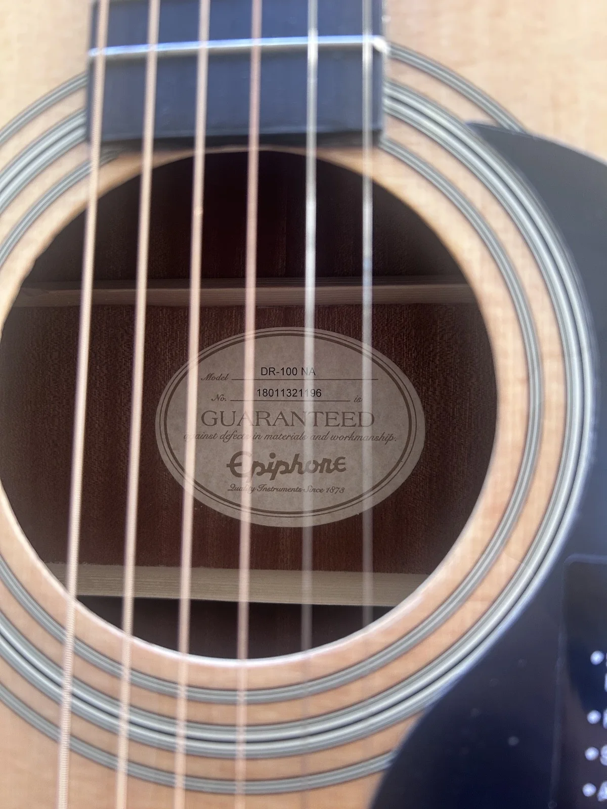 Air Supply band signed acoustic guitar (epiphone brand), изображение 3