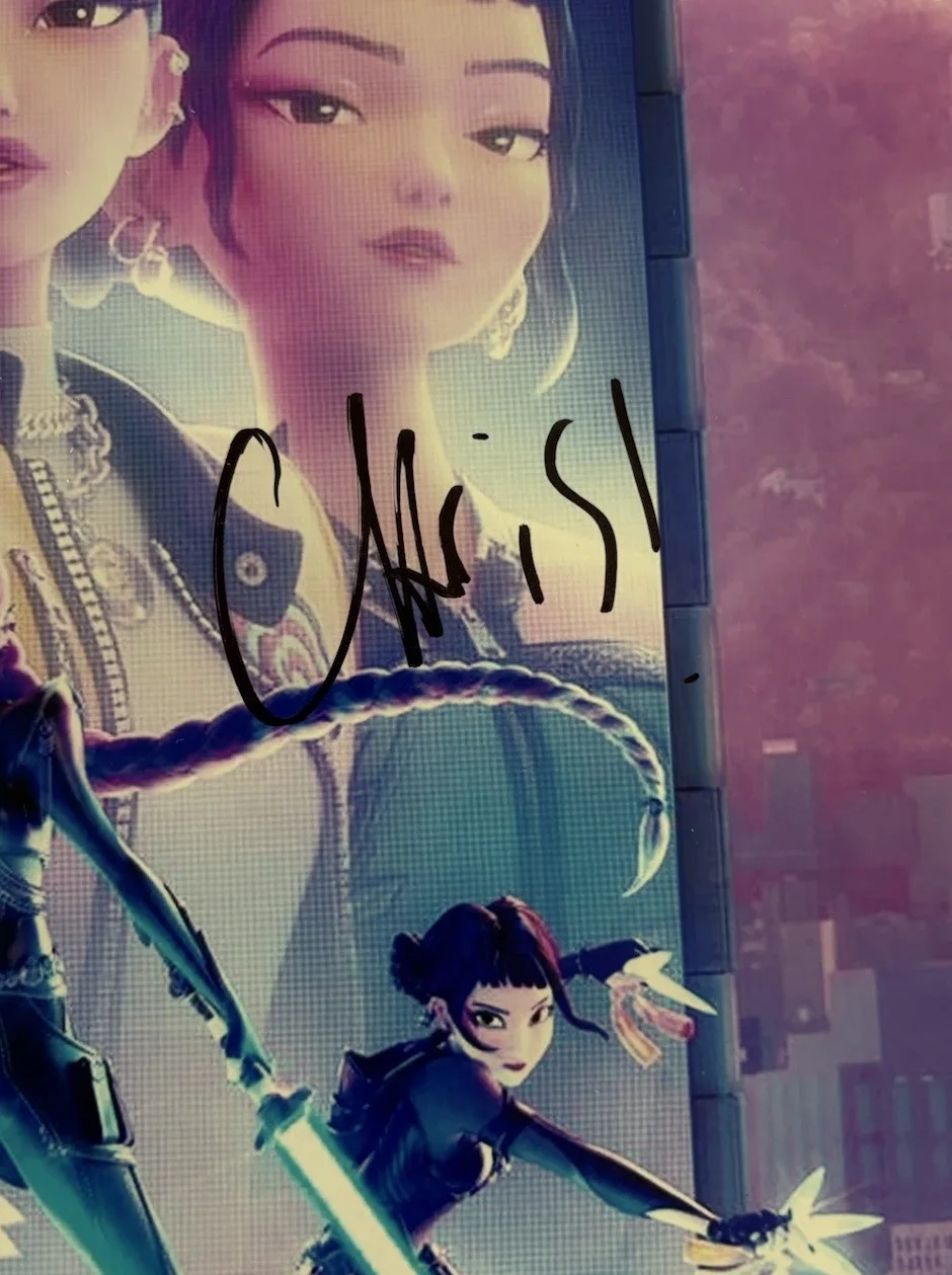 Arden Cho — KPop Demon Hunters Cast Signed 12x18 Photo Cho Hong Ji-Young Kang Appelhans JSA!, изображение 5