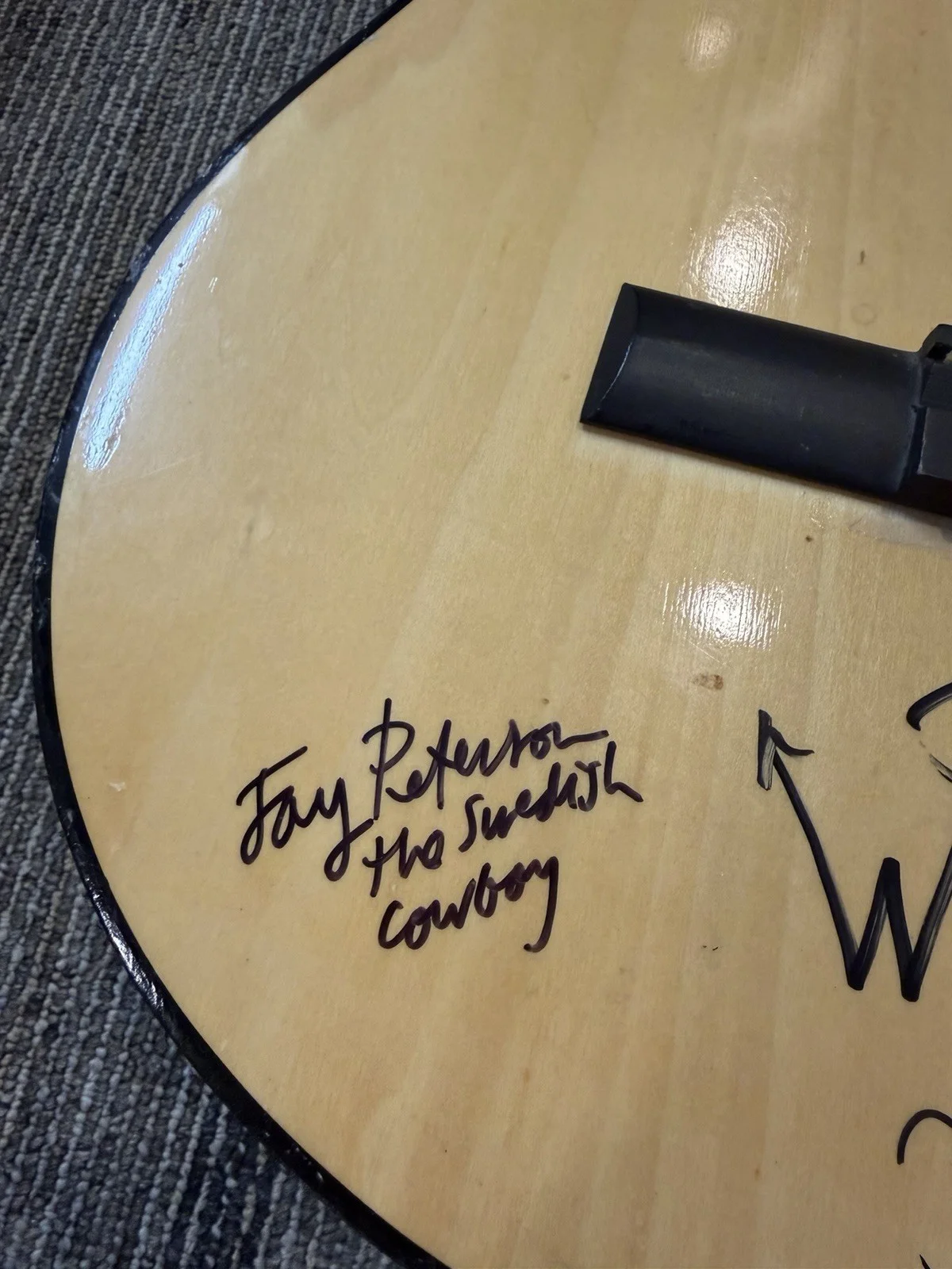 Riders in The Sky Autographed Guitar Woody Country Cowboy Western, изображение 4