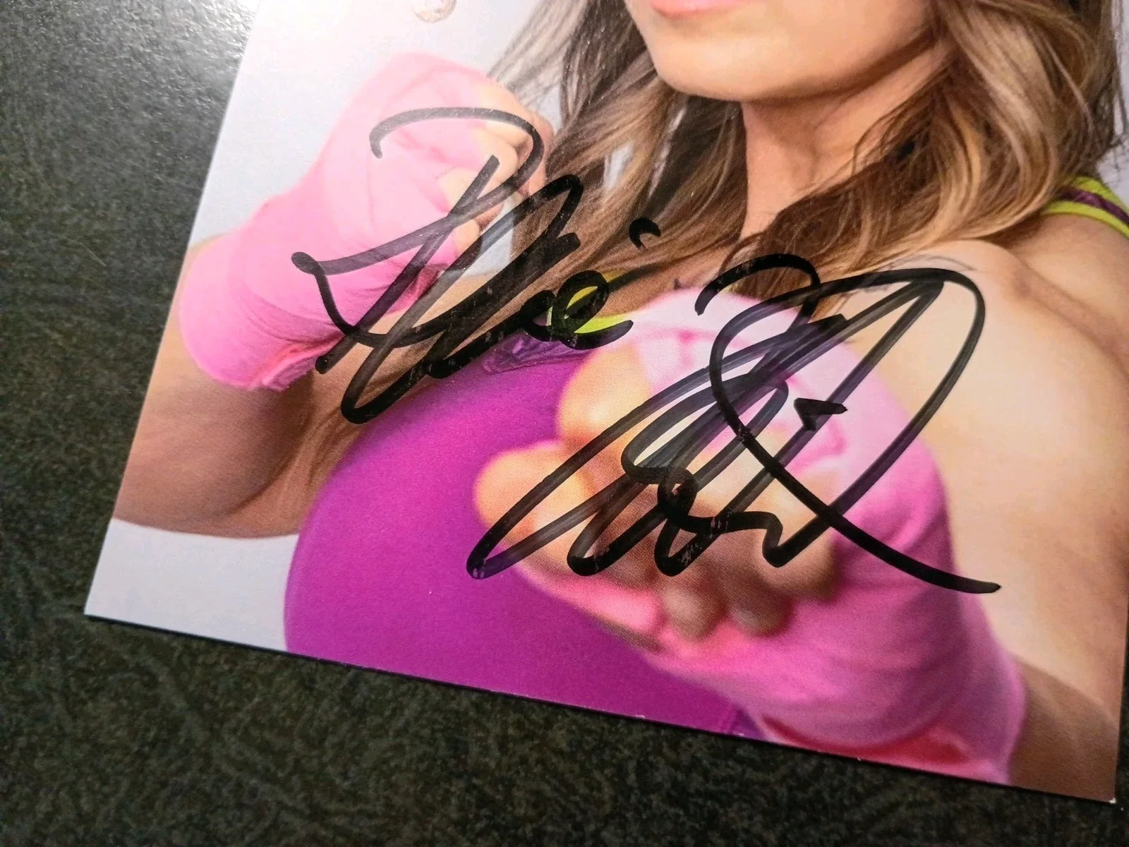 BOBBIE SHAW — REGINA HALMICH 2 Hand Signed Autograph 4X6 Photo S -- SEXY MODEL & BOXER, image 5