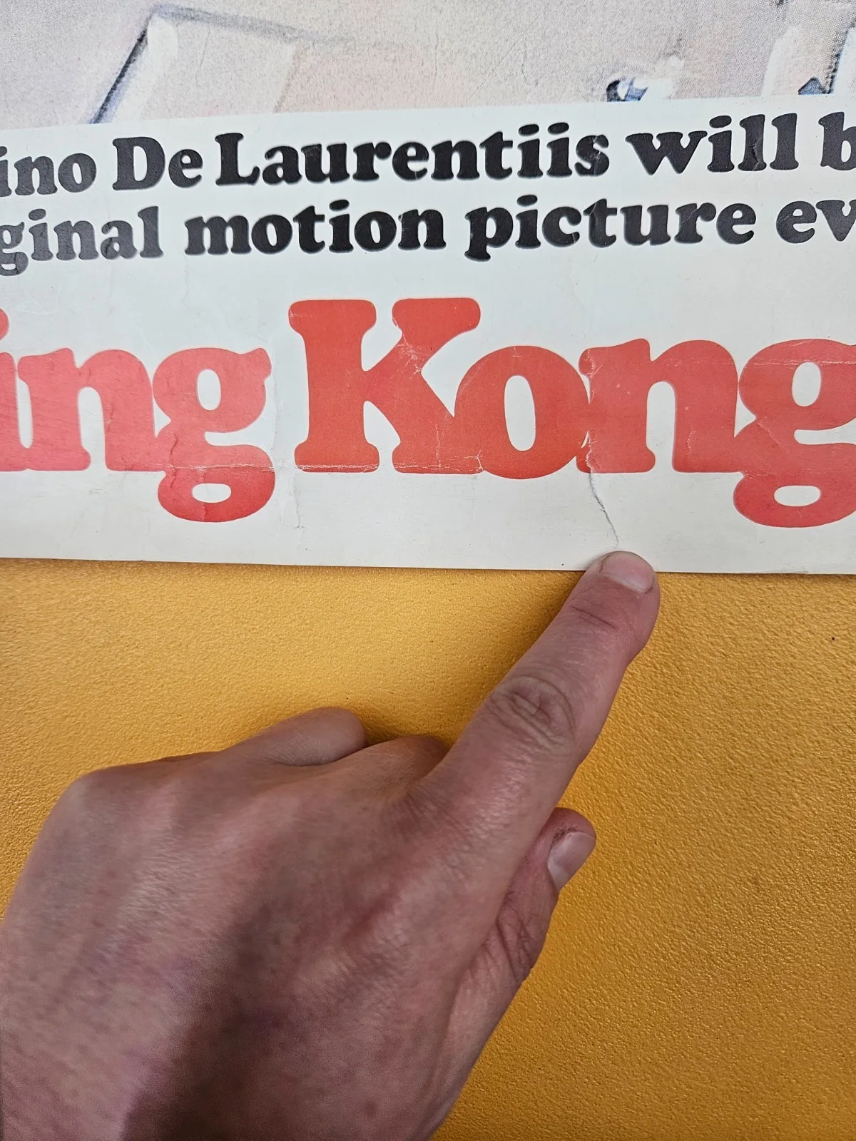 Original 1976 King Kong Movie Poster - Twin Towers Art - Finnish/Euro Release, изображение 5